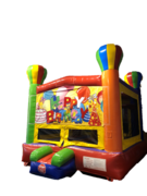 Bounce House - Balloon, Birthday Banner Bounce House - Balloon, Birthday Banner