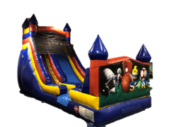 18ft Castle Slide- Sports Banner 18ft Castle Slide- Sports Banner